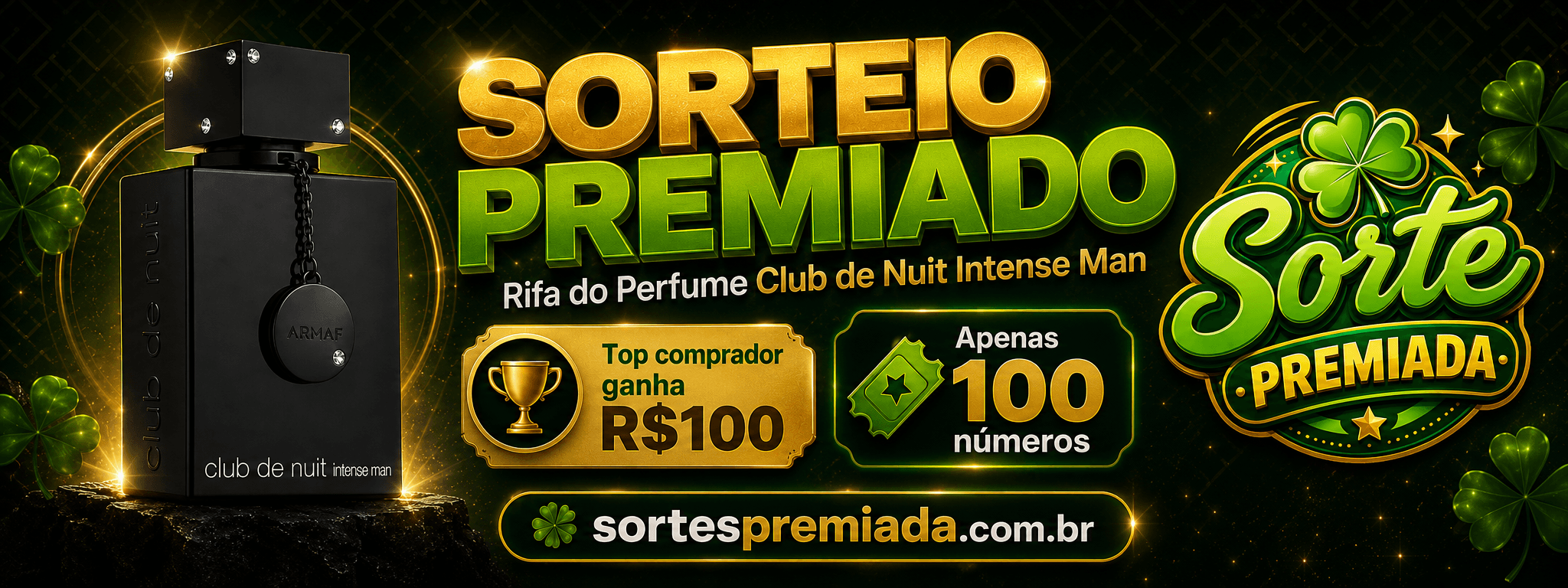 CLUB DE NUIT INTENSE MAN - TOP COMPRADOR R$100